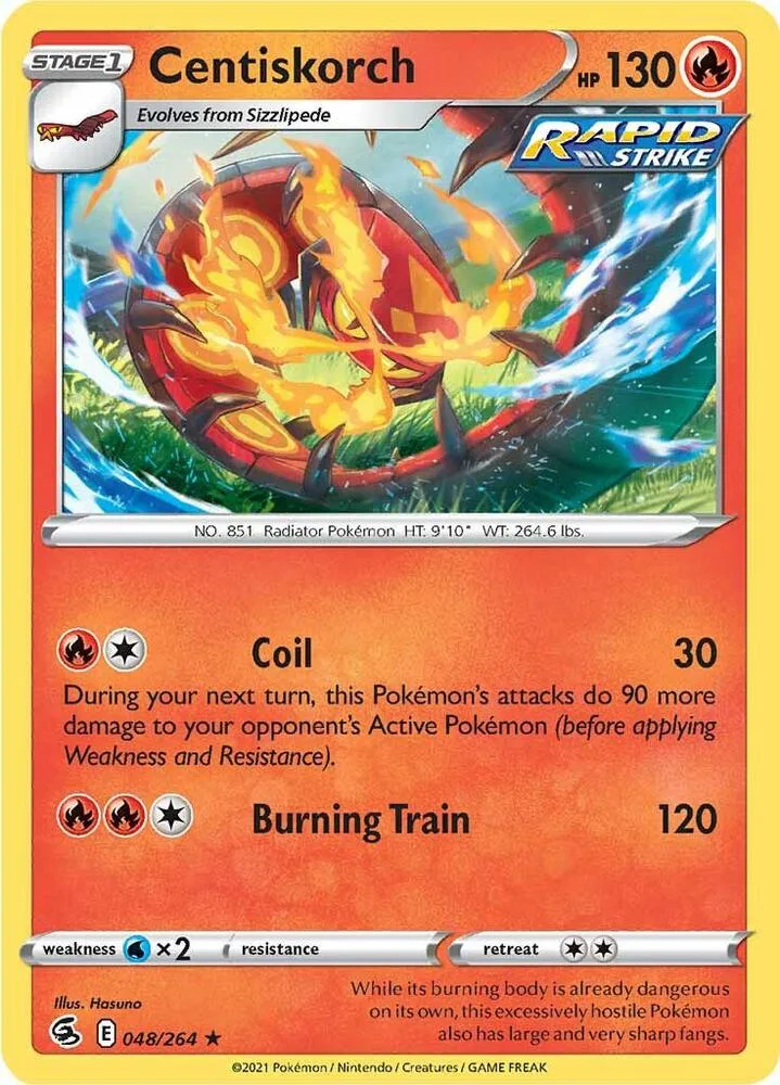 Centiskorch card front