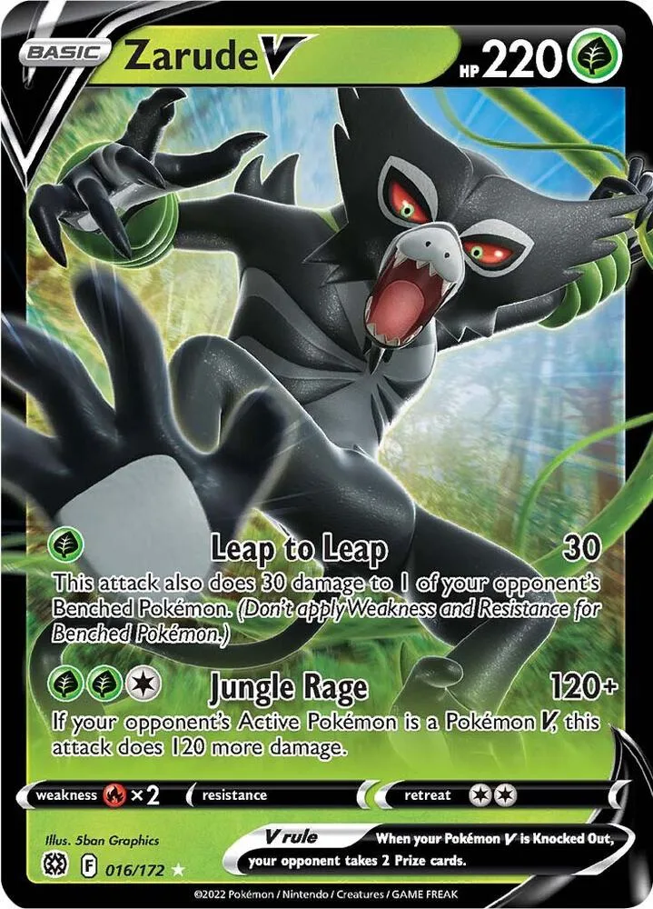 Zarude V card front