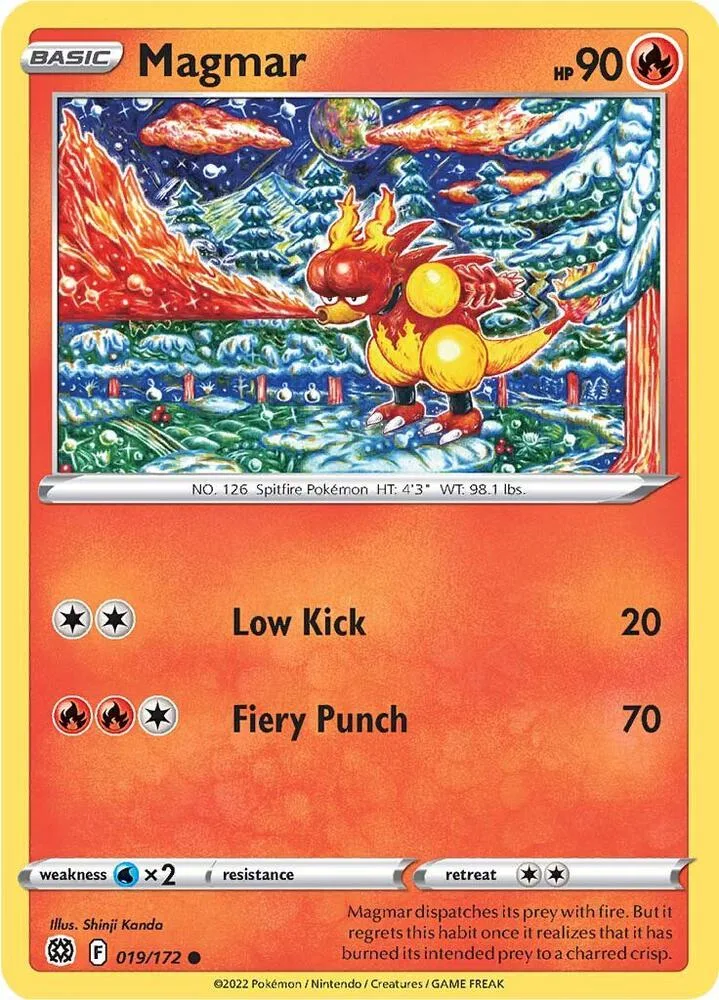 Magmar card front