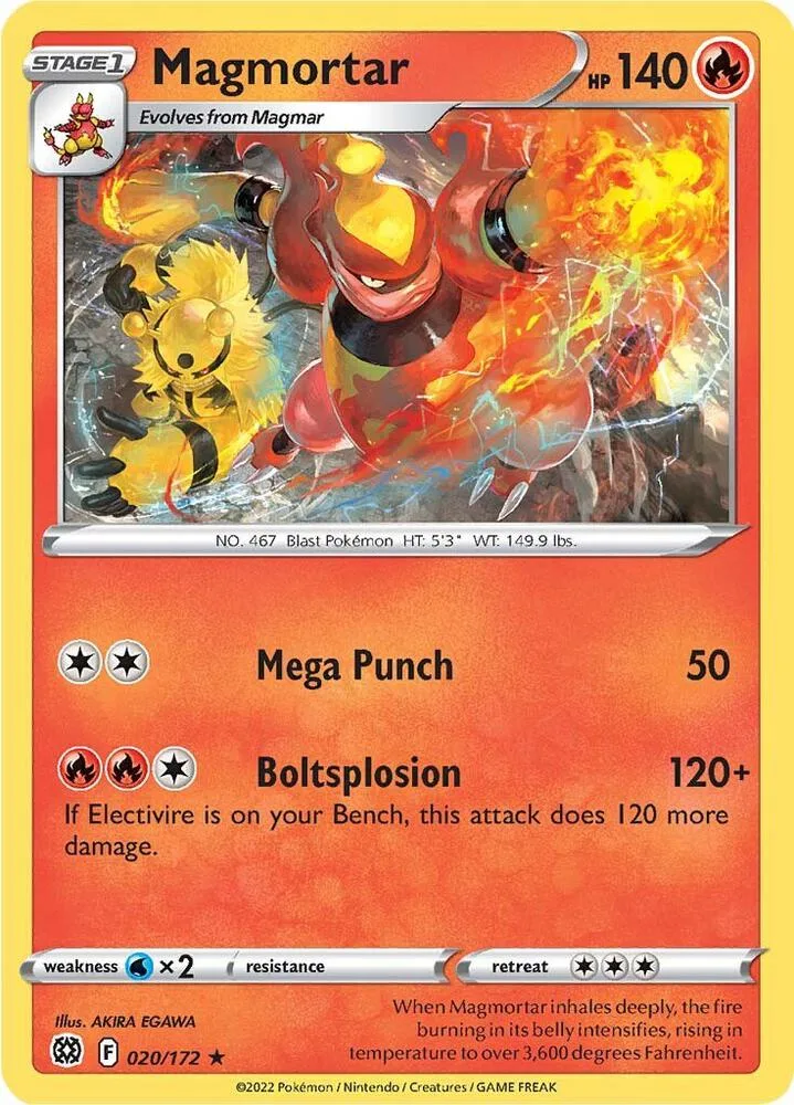 Magmortar card front