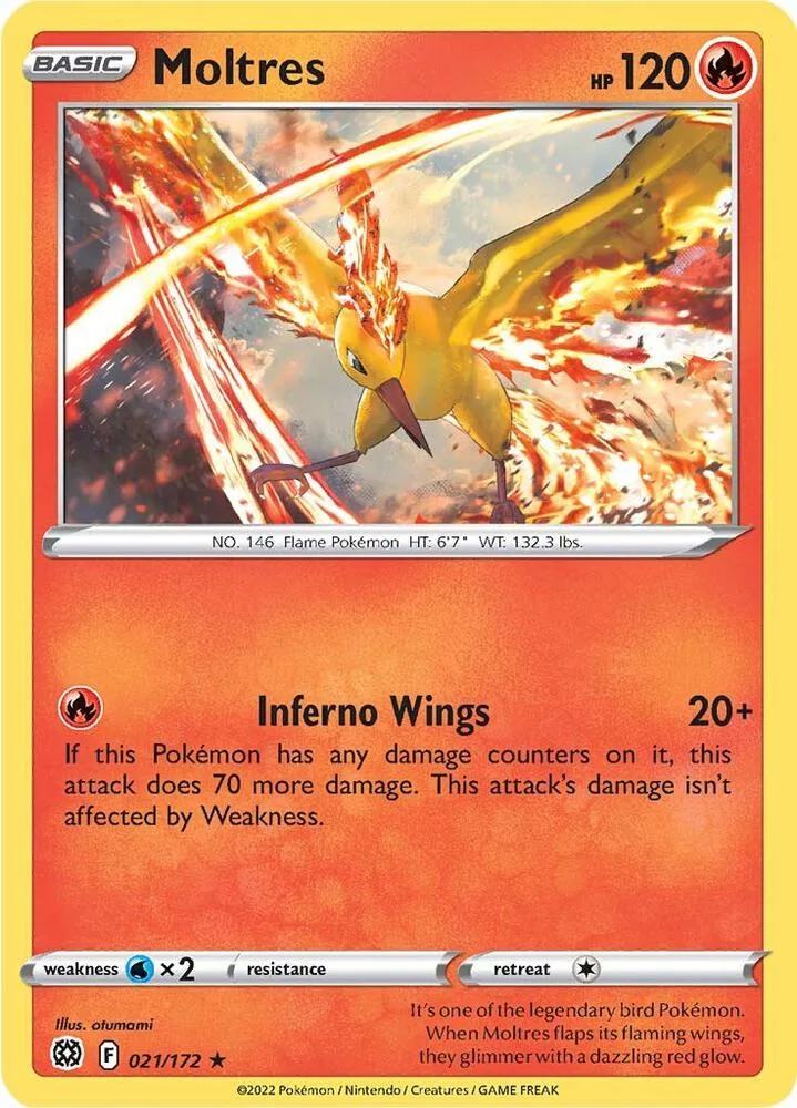 Moltres card front