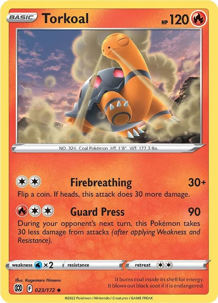 Torkoal card front