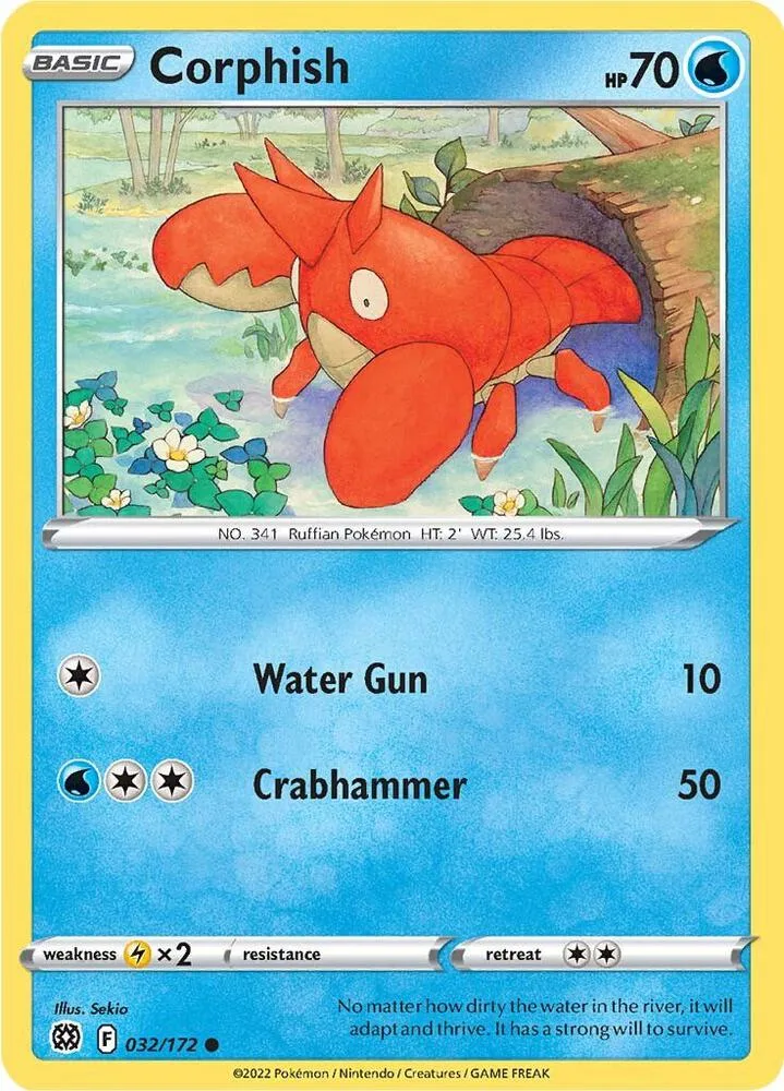 Corphish card front