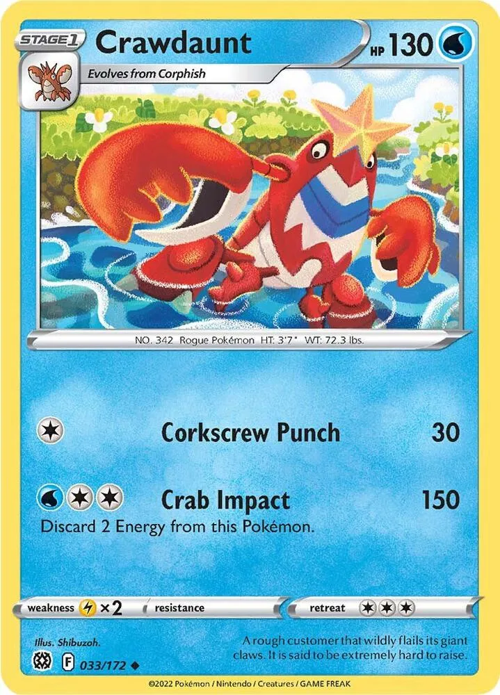 Crawdaunt card front