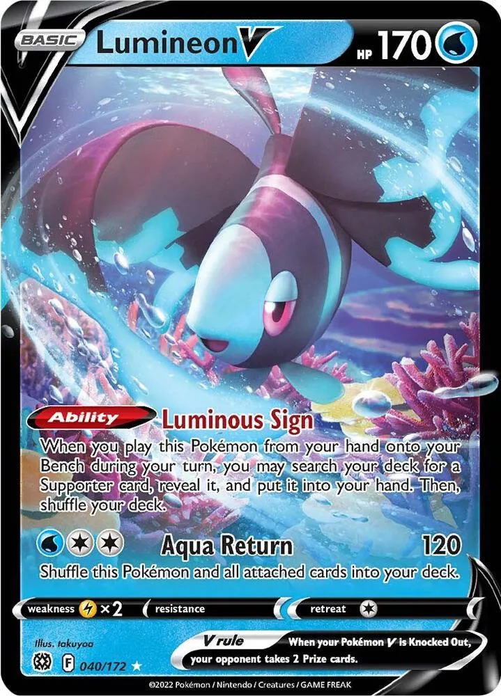 Lumineon V card front