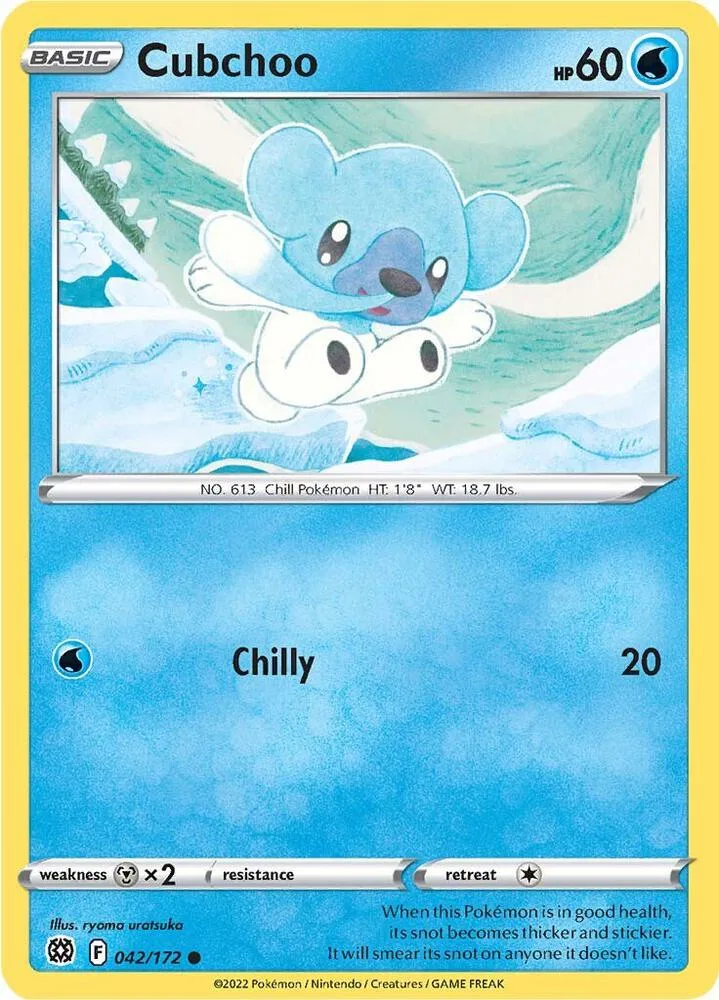 Cubchoo card front