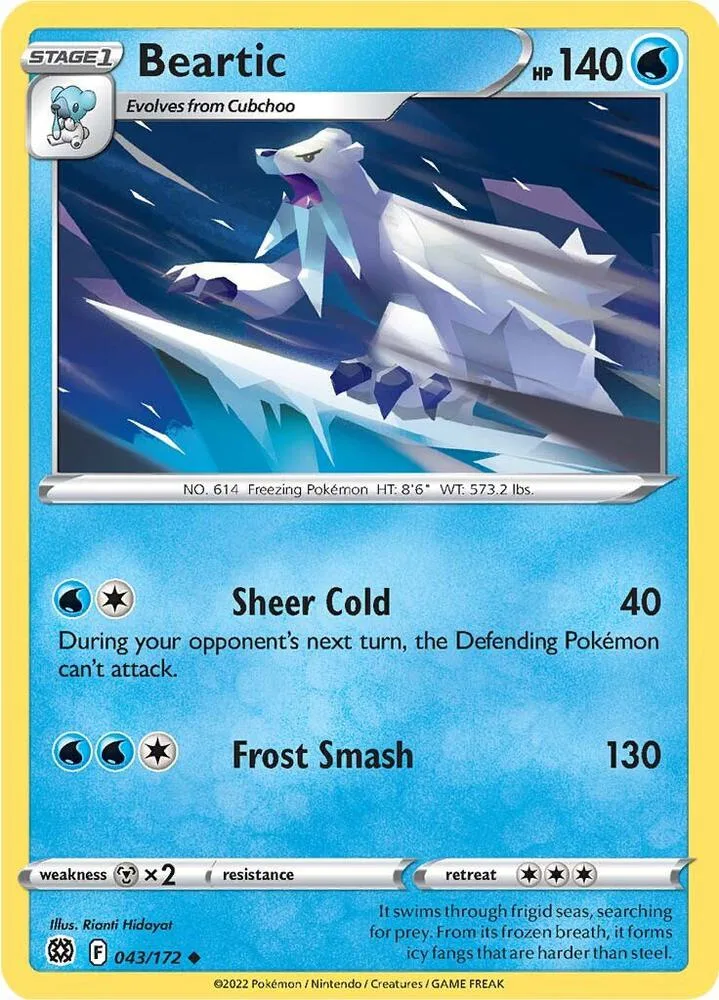 Beartic card front