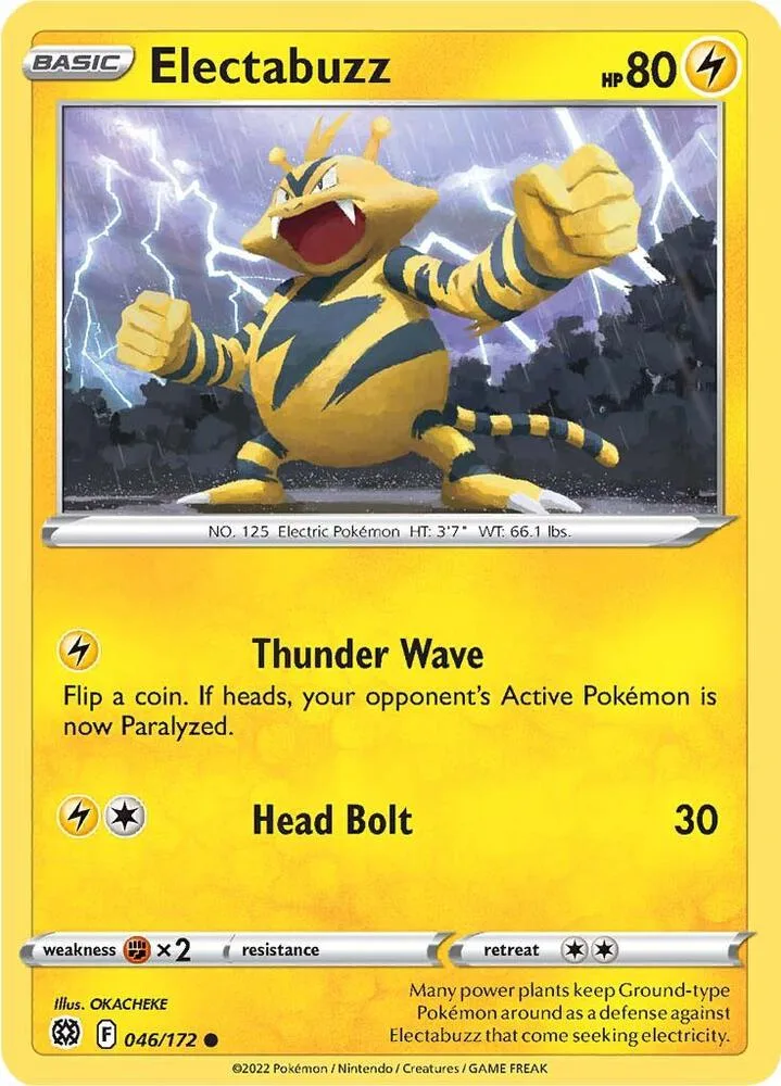 Electabuzz card front