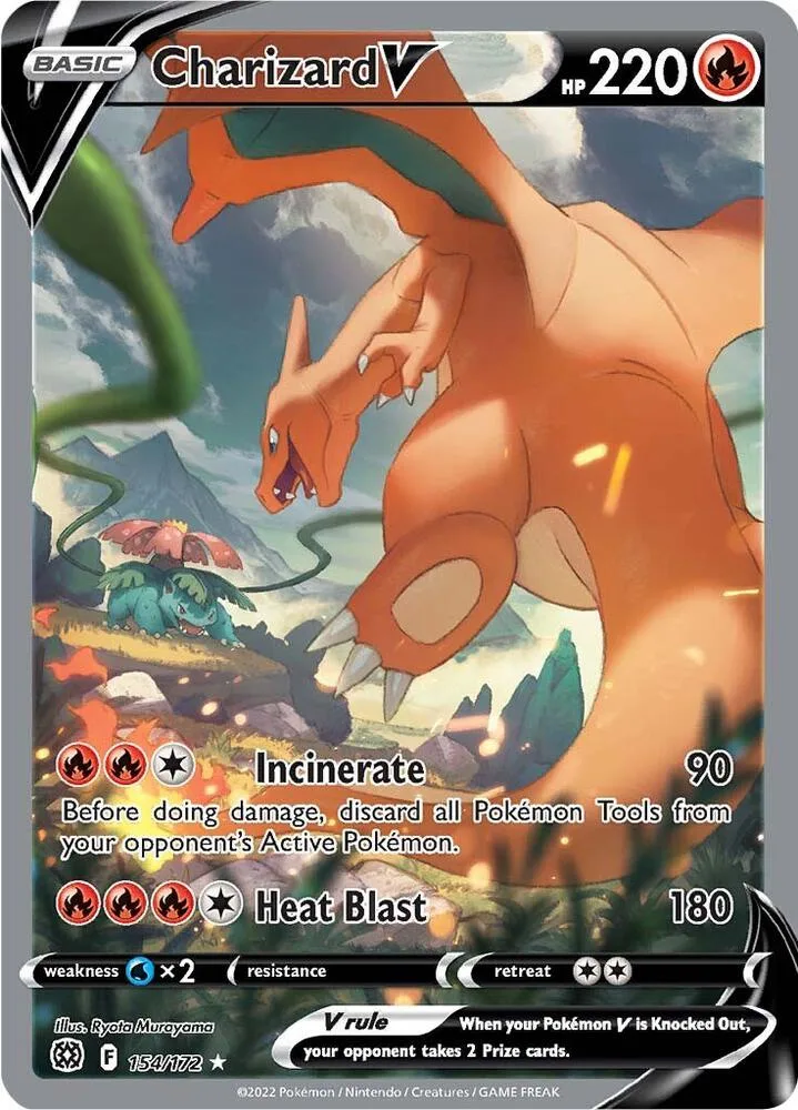 Charizard V (Alternate Full Art) Holofoil card