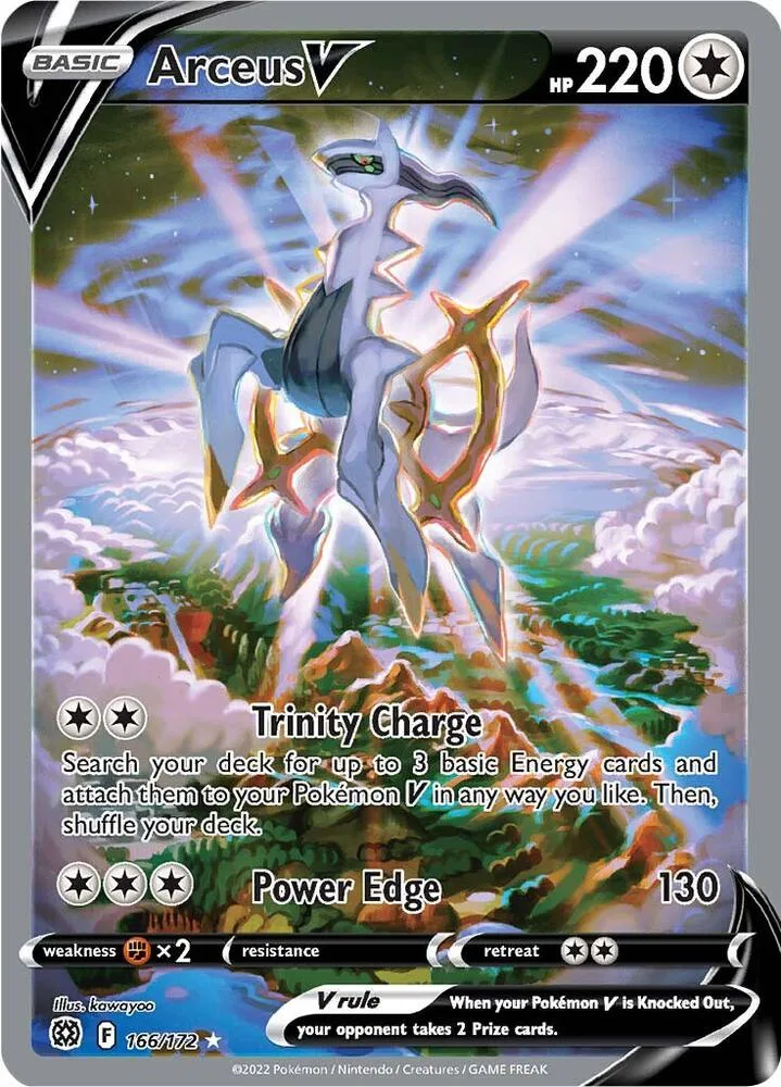 Arceus V (Alternate Full Art) Holofoil card