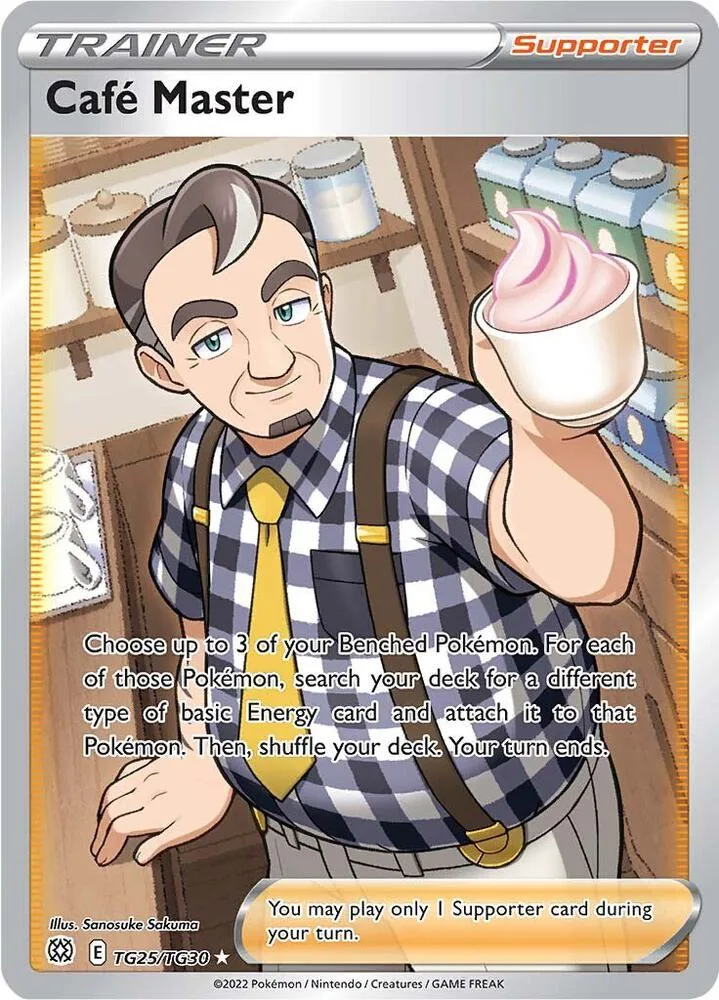 Cafe Master card front