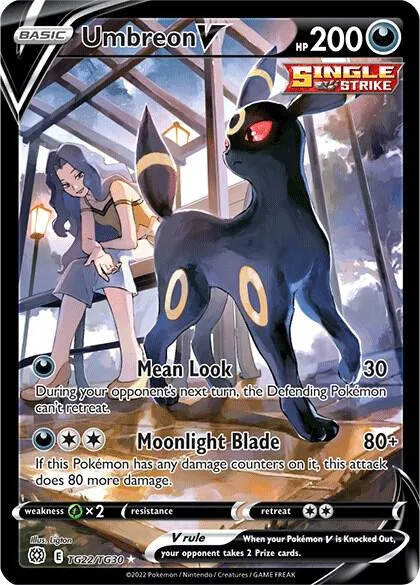 Umbreon V card front