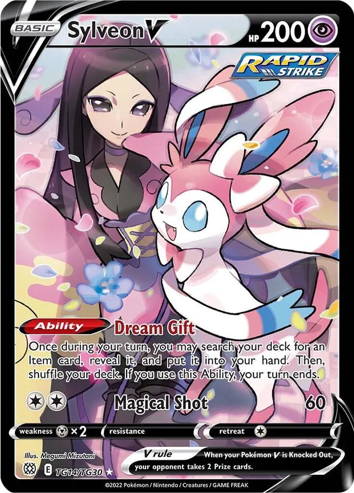 Sylveon V card front