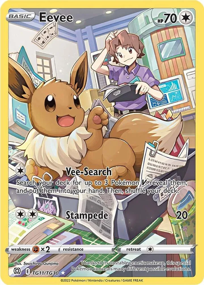 Eevee card front