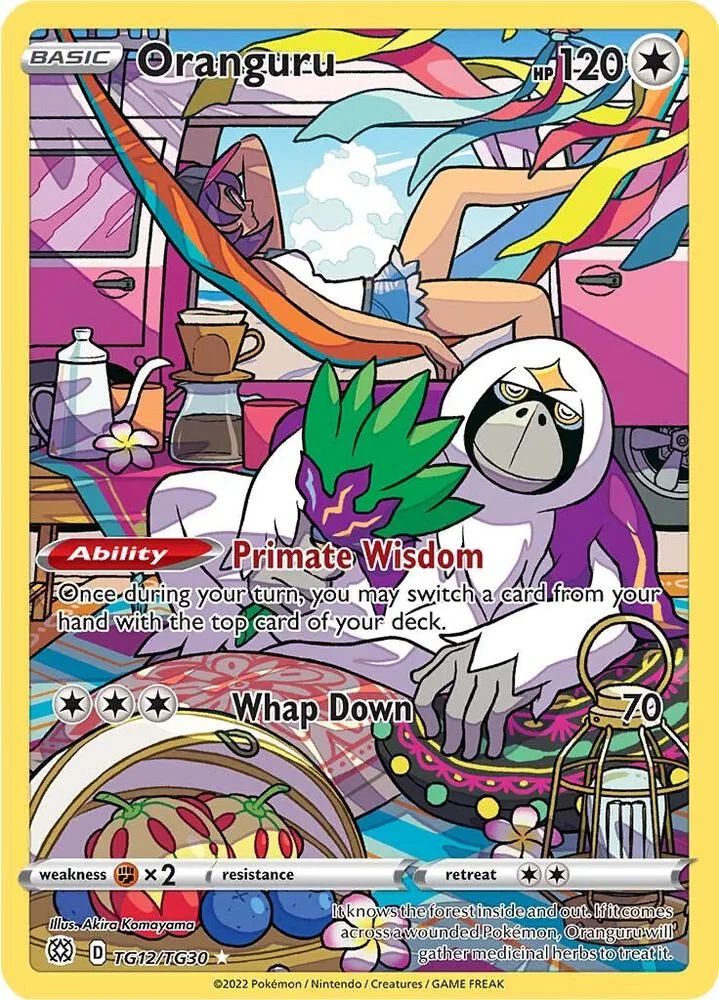Oranguru card front