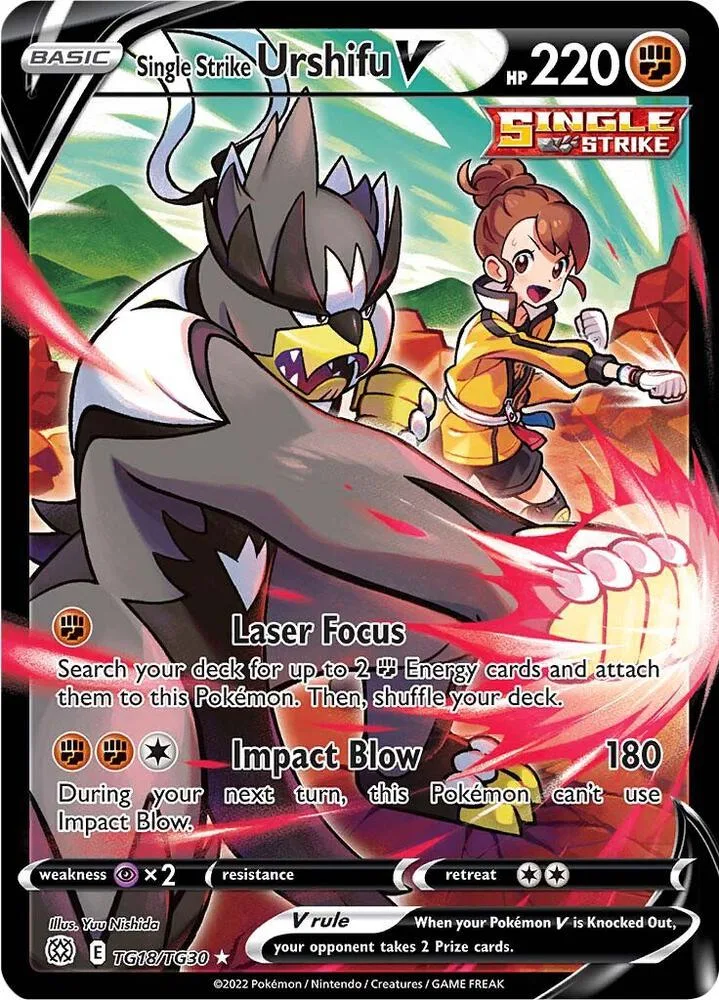 Single Strike Urshifu V card front