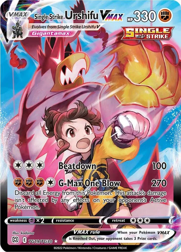 Single Strike Urshifu VMAX card front
