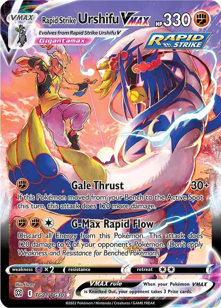 Rapid Strike Urshifu VMAX card front