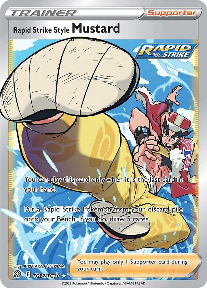 Rapid Strike Style Mustard card front