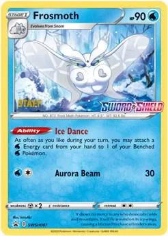Frosmoth (Prerelease) [Staff] card front