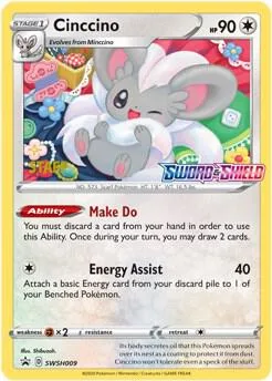 Cinccino (Prerelease) [Staff] card front