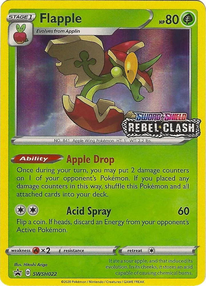 Flapple (Prerelease) card front