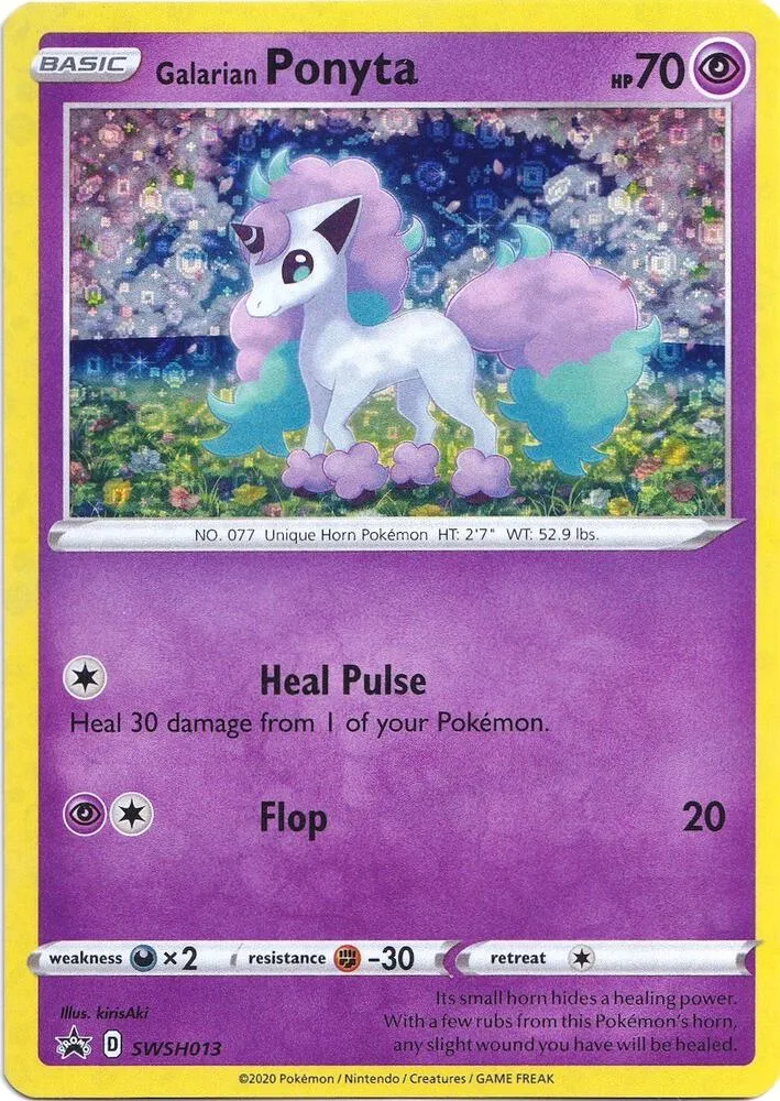 Galarian Ponyta (General Mills Promo) card front