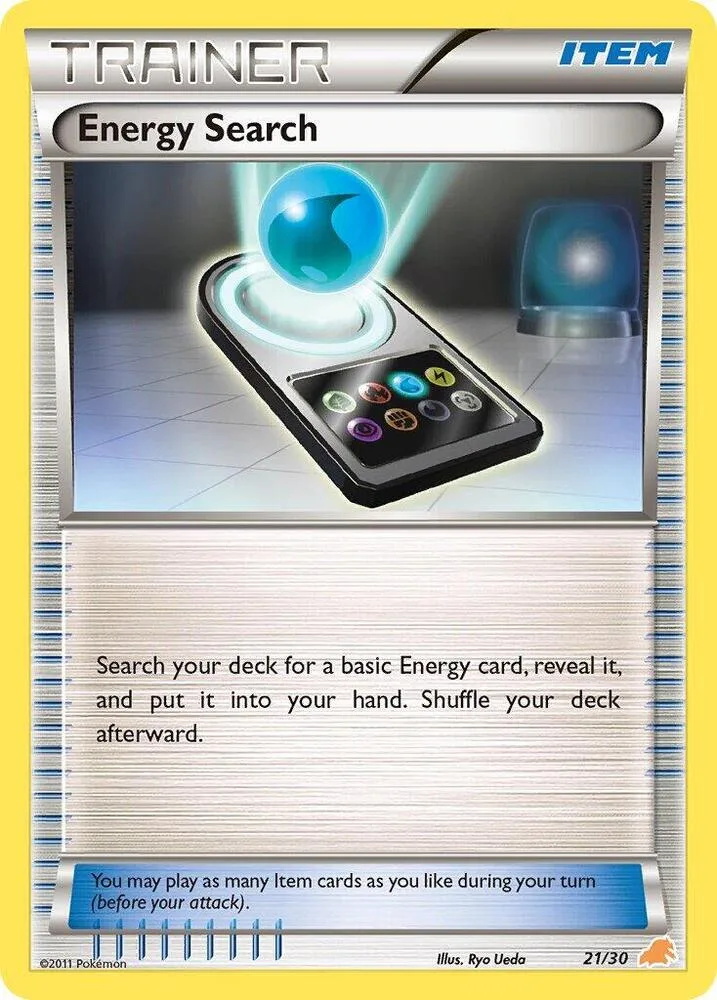 Energy Search (Excadrill) card front