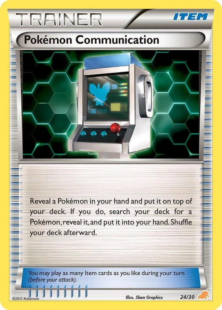 Pokemon Communication (Excadrill) card front