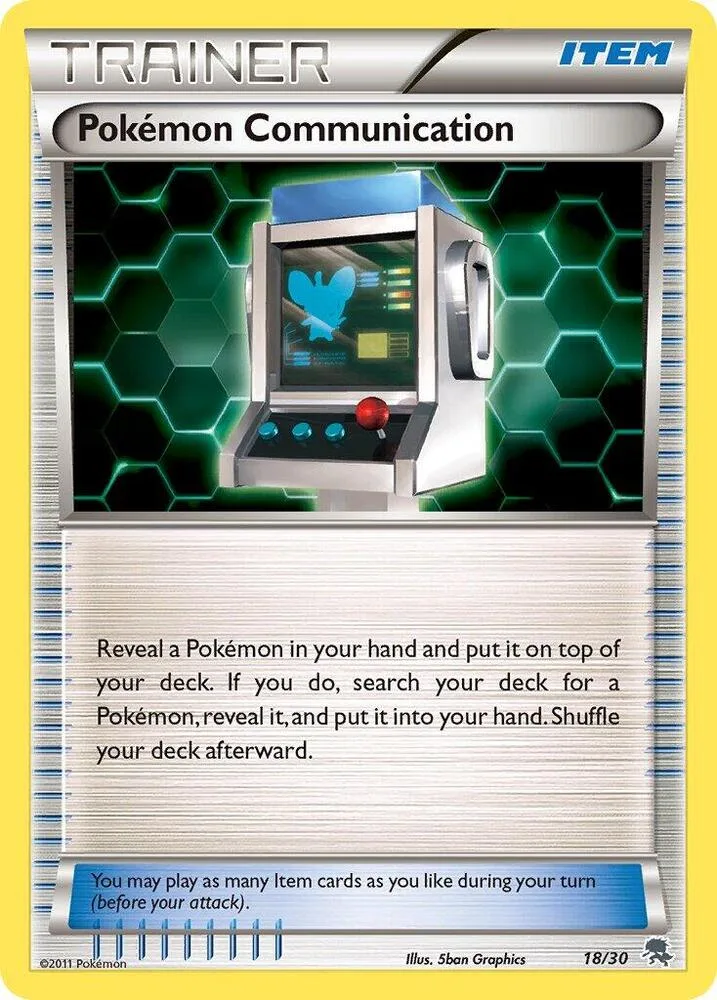 Pokemon Communication (Zoroark) card front