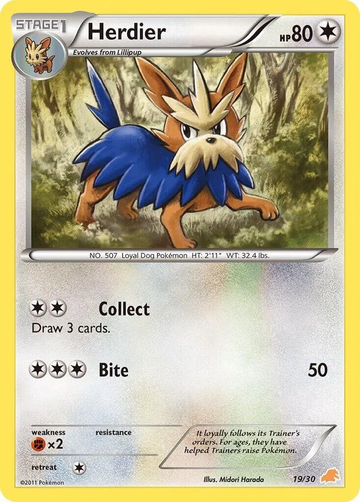 Herdier card front