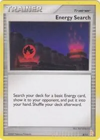 Energy Search (Lucario) card front