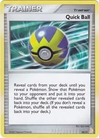 Quick Ball card front