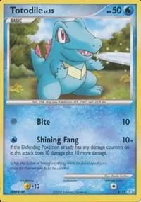 Totodile card front