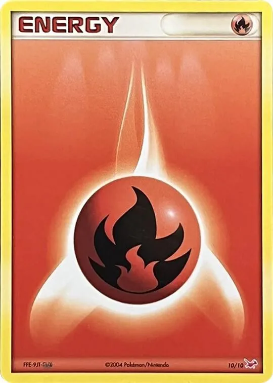 Fire Energy card front