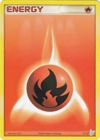 Fire Energy card front