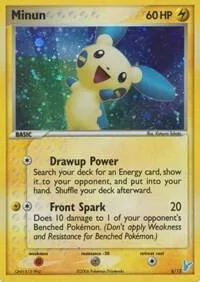 Minun card front