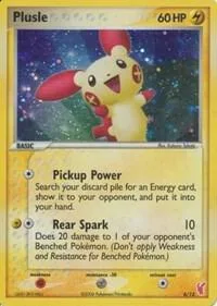 Plusle card front
