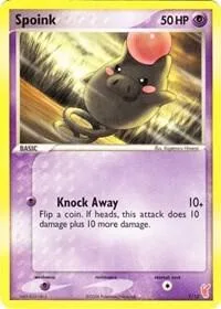 Spoink card front