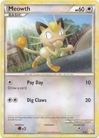 Meowth (#12) card front