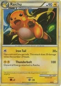 Raichu (#30 Holo) Holofoil card