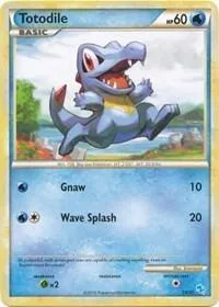 Totodile (#14) card front