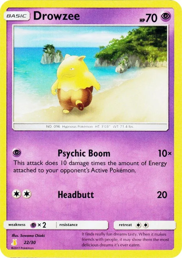 Drowzee card front