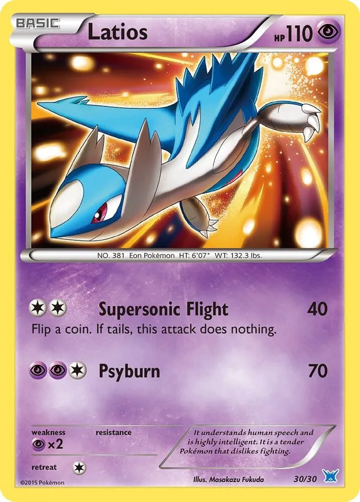 Latios (#30 Holo) Holofoil card
