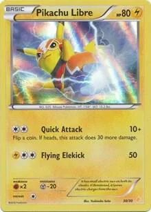 Pikachu Libre (30 - Holo) Holofoil card