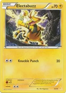 Electabuzz card front