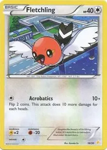 Fletchling card front