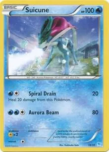 Suicune (14 - Non-Holo) card front
