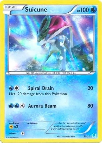 Suicune (30 - Holo) Holofoil card