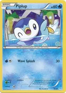 Piplup card front